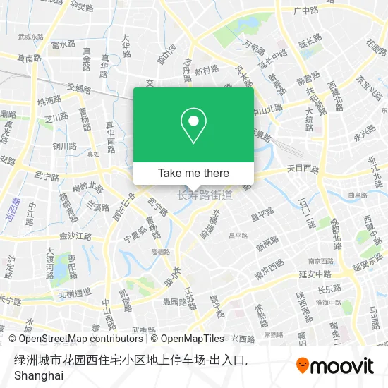 绿洲城市花园西住宅小区地上停车场-出入口 map
