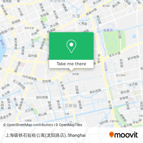 上海吸铁石短租公寓(龙阳路店) map