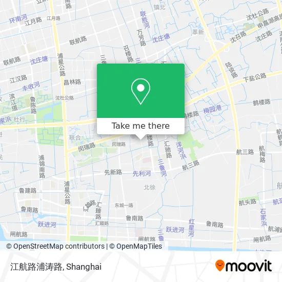 江航路浦涛路 map