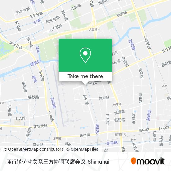 庙行镇劳动关系三方协调联席会议 map