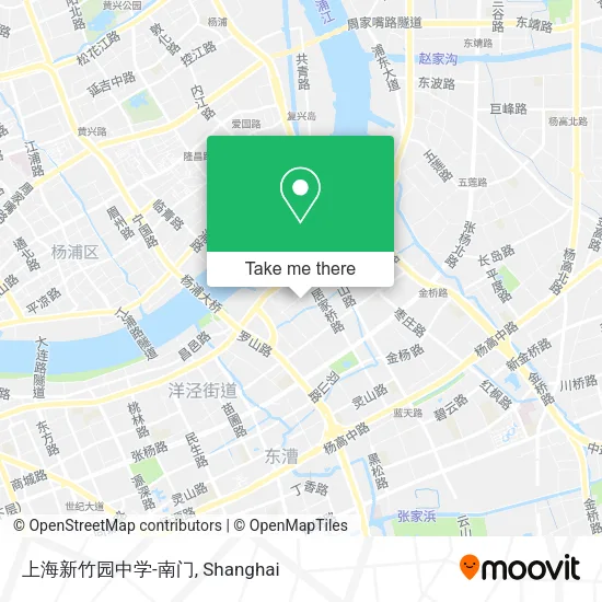 上海新竹园中学-南门 map