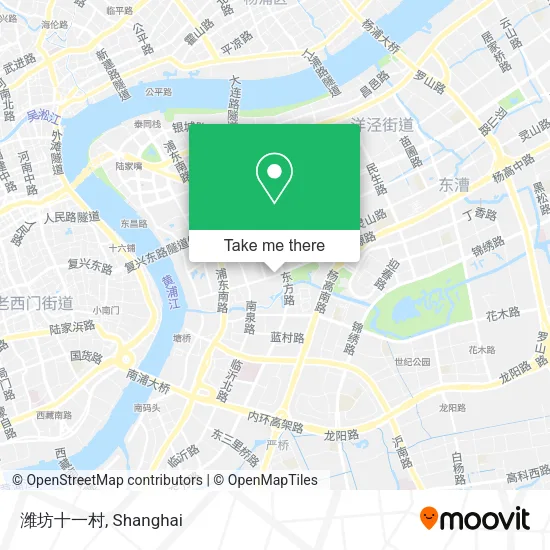 潍坊十一村 map