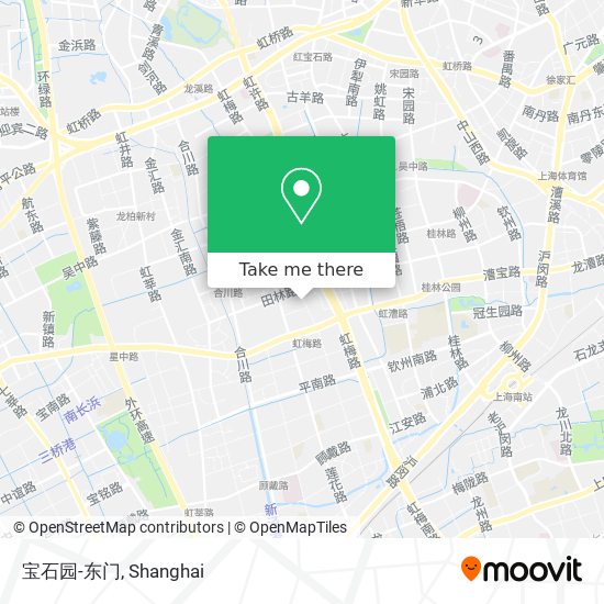 宝石园-东门 map