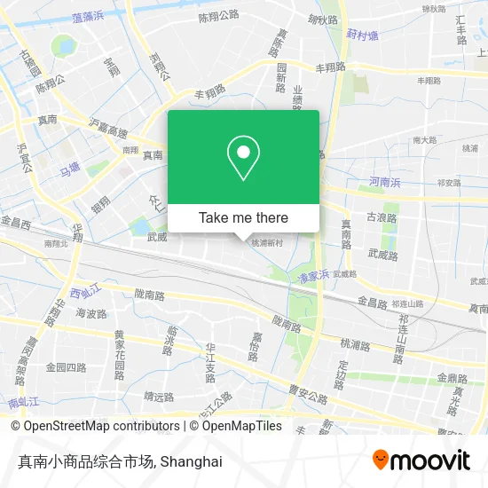 真南小商品综合市场 map