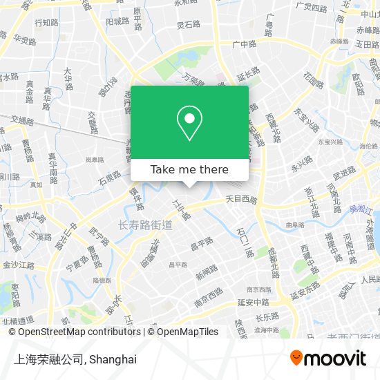 上海荣融公司 map