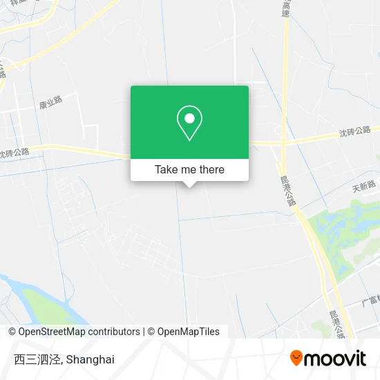 西三泗泾 map