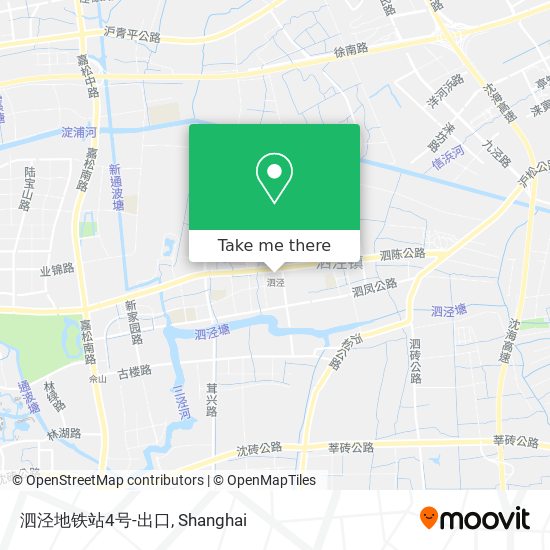 泗泾地铁站4号-出口 map