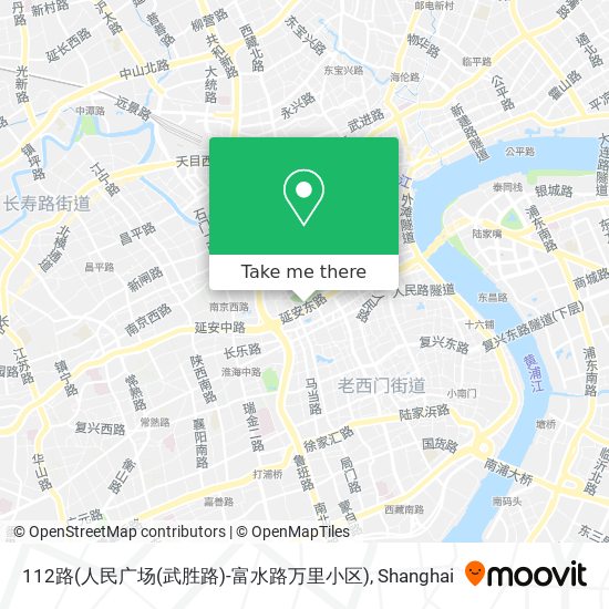 112路(人民广场(武胜路)-富水路万里小区) map