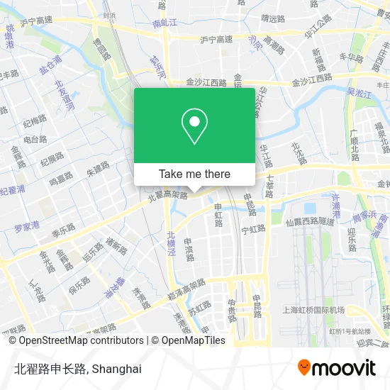 北翟路申长路 map
