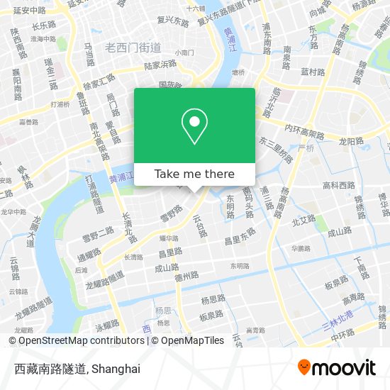 西藏南路隧道 map