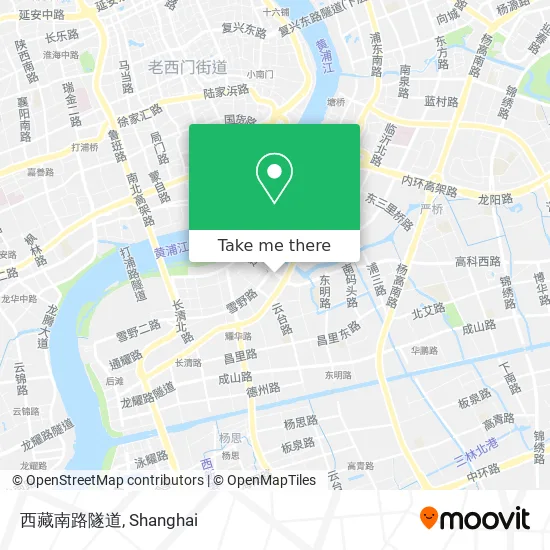 西藏南路隧道 map