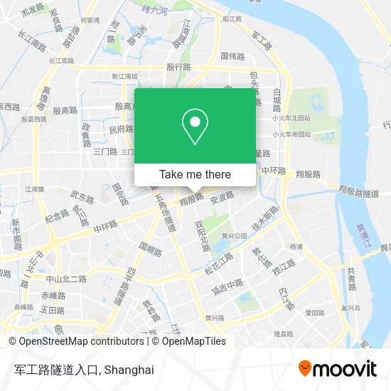 军工路隧道入口 map