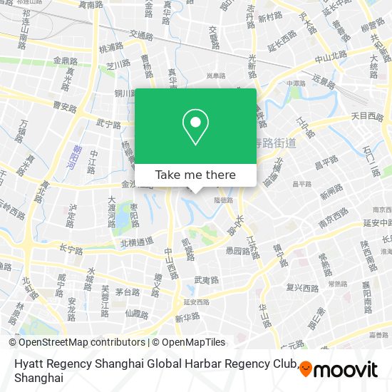 Hyatt Regency Shanghai Global Harbar Regency Club map