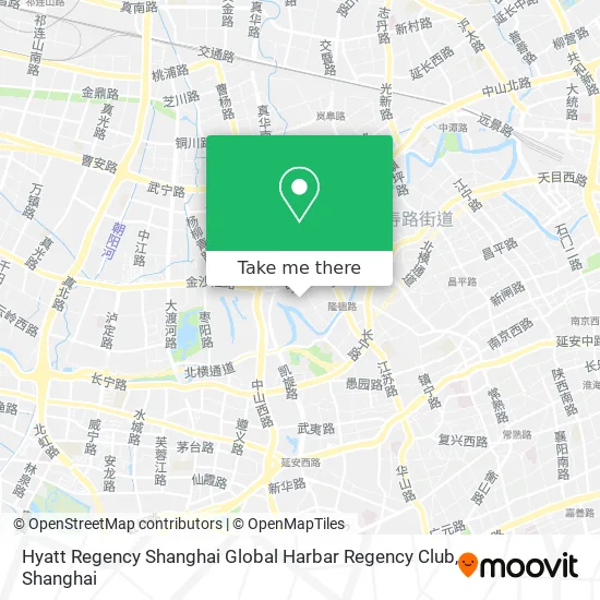 Hyatt Regency Shanghai Global Harbar Regency Club map