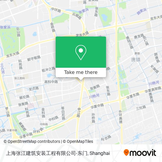 上海张江建筑安装工程有限公司-东门 map