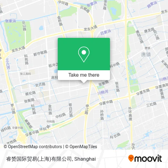 睿赟国际贸易(上海)有限公司 map