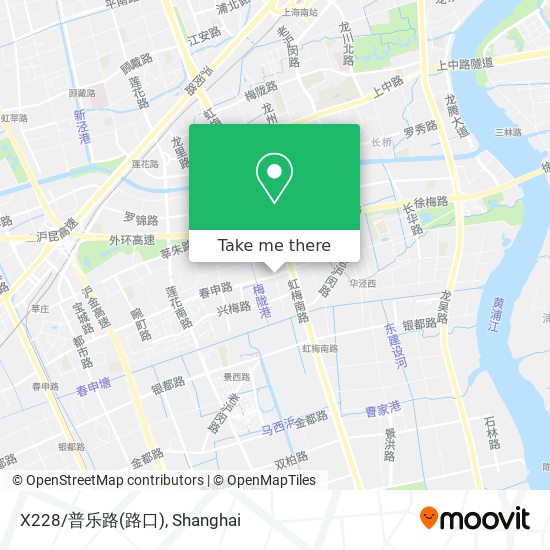 X228/普乐路(路口) map