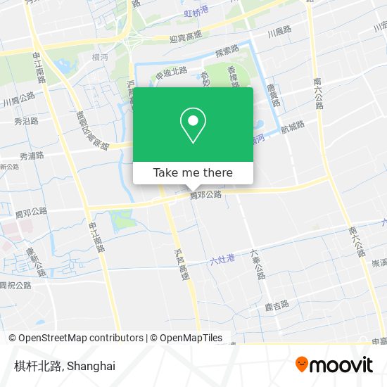 棋杆北路 map