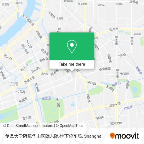 复旦大学附属华山医院东院-地下停车场 map