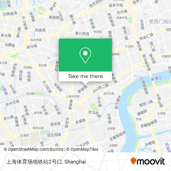 上海体育场地铁站2号口 map