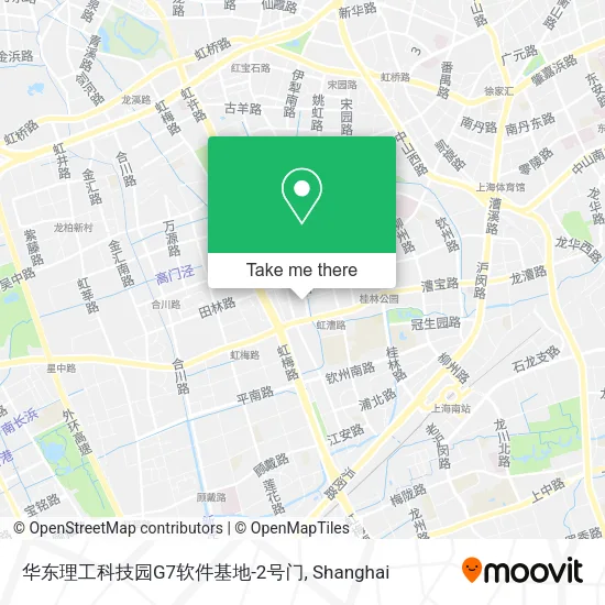 华东理工科技园G7软件基地-2号门 map