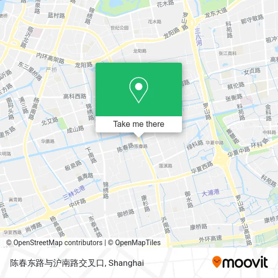陈春东路与沪南路交叉口 map