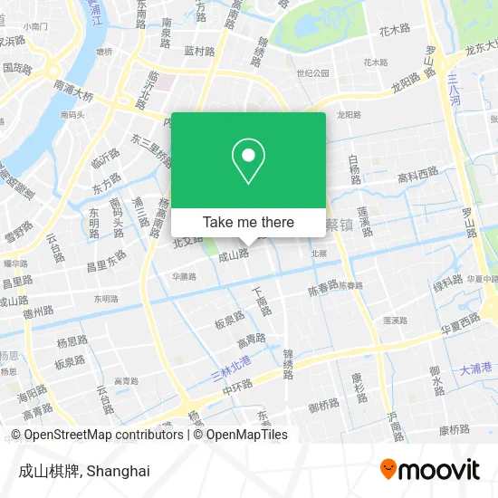 成山棋牌 map