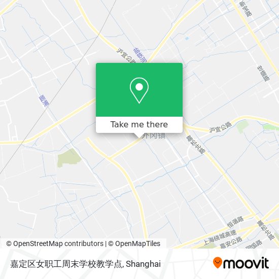 嘉定区女职工周末学校教学点 map
