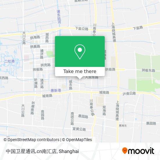 中国卫星通讯.cn南汇店 map