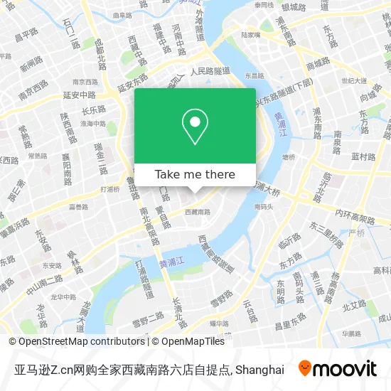 亚马逊Z.cn网购全家西藏南路六店自提点 map