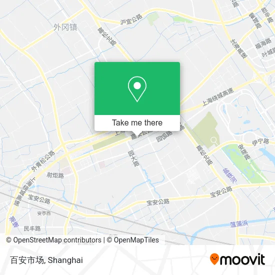 百安市场 map