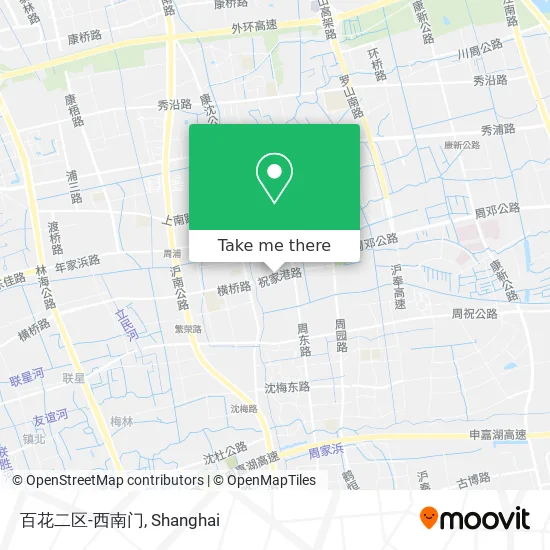 百花二区-西南门 map