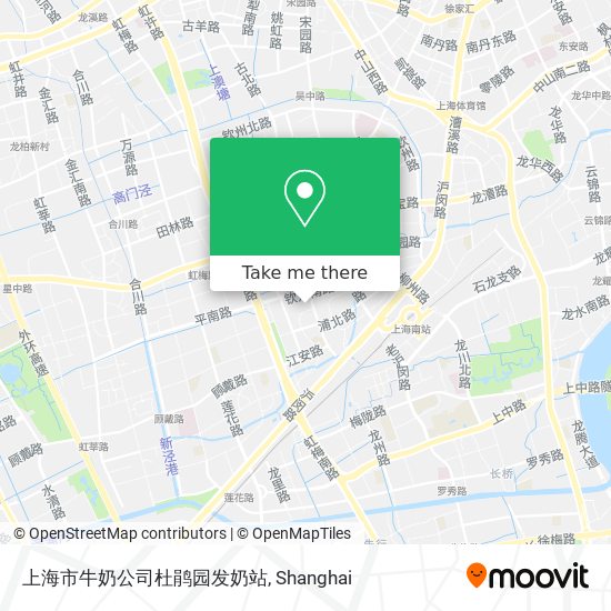 上海市牛奶公司杜鹃园发奶站 map