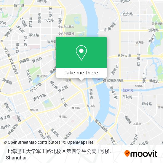 上海理工大学军工路北校区第四学生公寓1号楼 map
