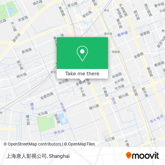 上海唐人影视公司 map