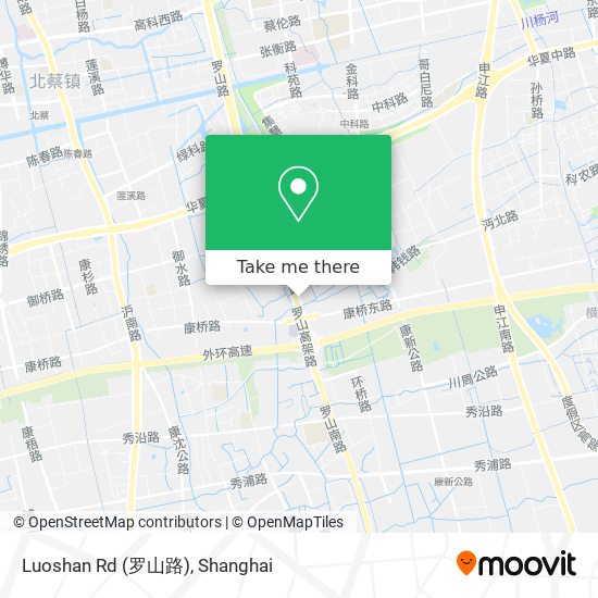 Luoshan Rd (罗山路) map