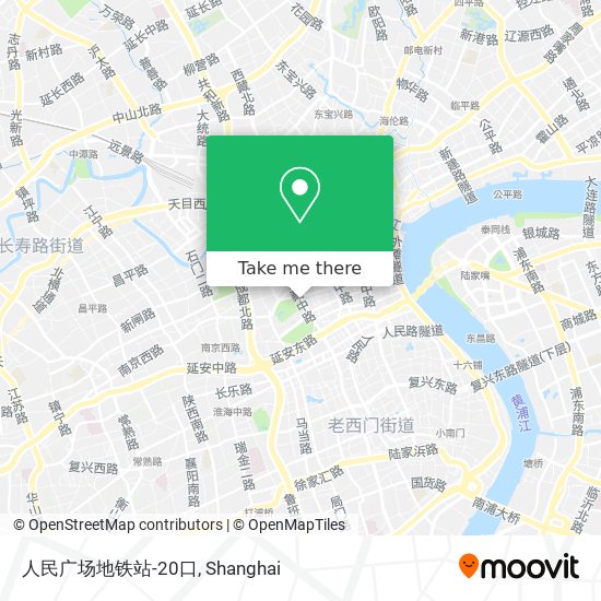 人民广场地铁站-20口 map