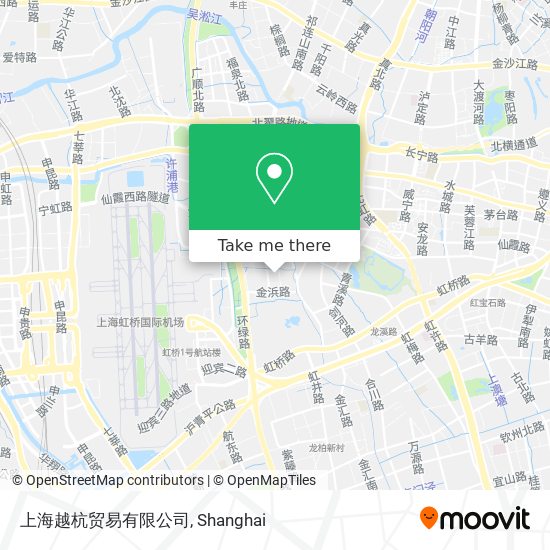 上海越杭贸易有限公司 map