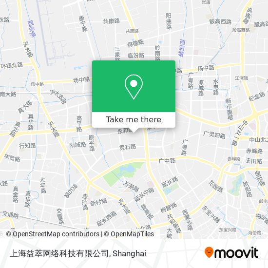 上海益萃网络科技有限公司 map