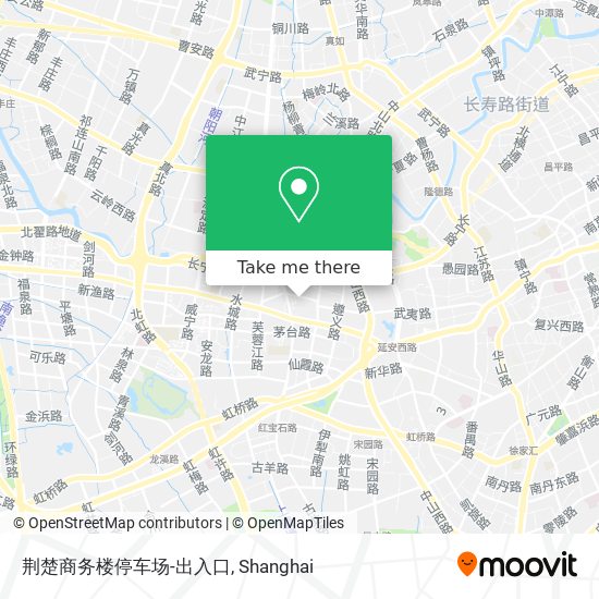 荆楚商务楼停车场-出入口 map