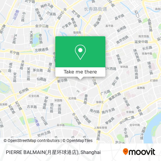 PIERRE BALMAIN(月星环球港店) map