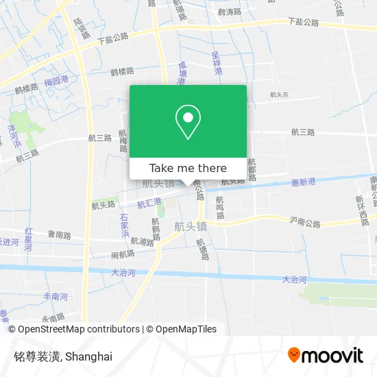 铭尊装潢 map