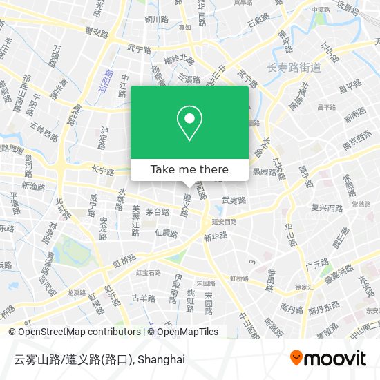 云雾山路/遵义路(路口) map