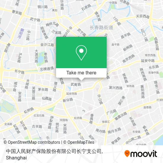中国人民财产保险股份有限公司长宁支公司 map