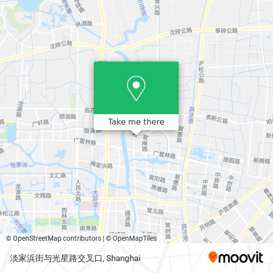 淡家浜街与光星路交叉口 map