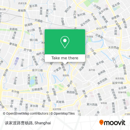 谈家渡路曹杨路 map