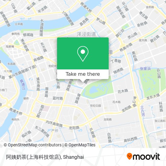 阿姨奶茶(上海科技馆店) map