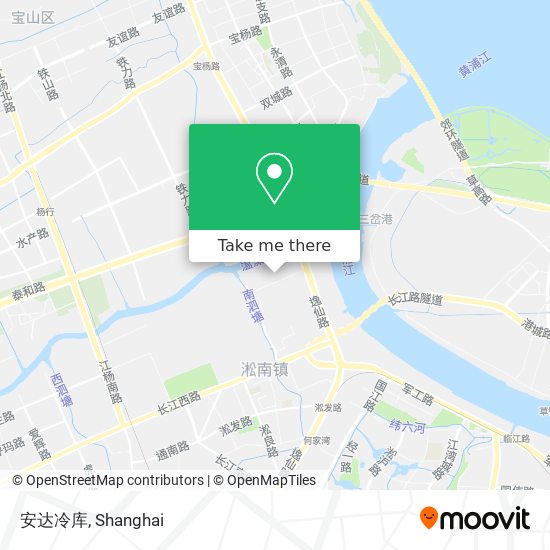 安达冷库 map