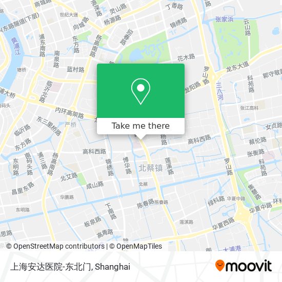 上海安达医院-东北门 map