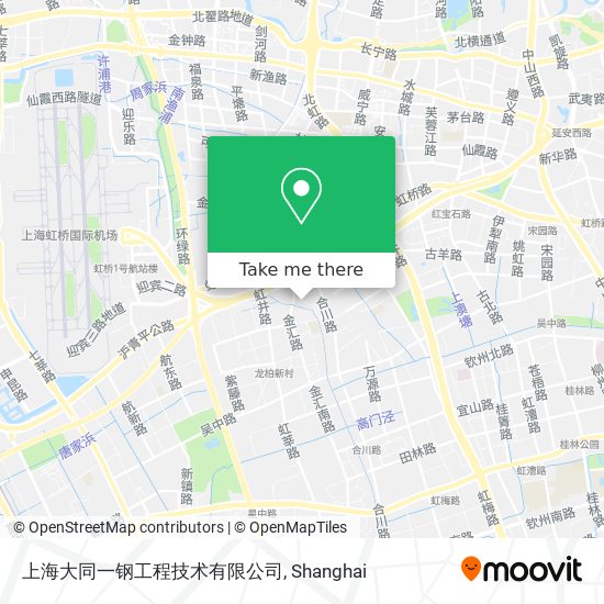 上海大同一钢工程技术有限公司 map